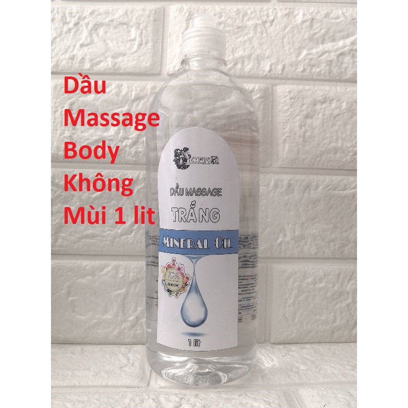 Dầu Massage Body Không Mùi, Trong Suốt ACENA 1000ml Trơn Tay Dễ Mix Tinh Dầu Yêu Thích