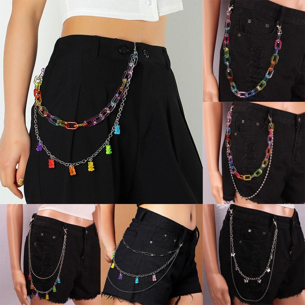 Dây Xích Đeo Thắt Lưng Phong Cách Hip Hop Punk Thời Trang
