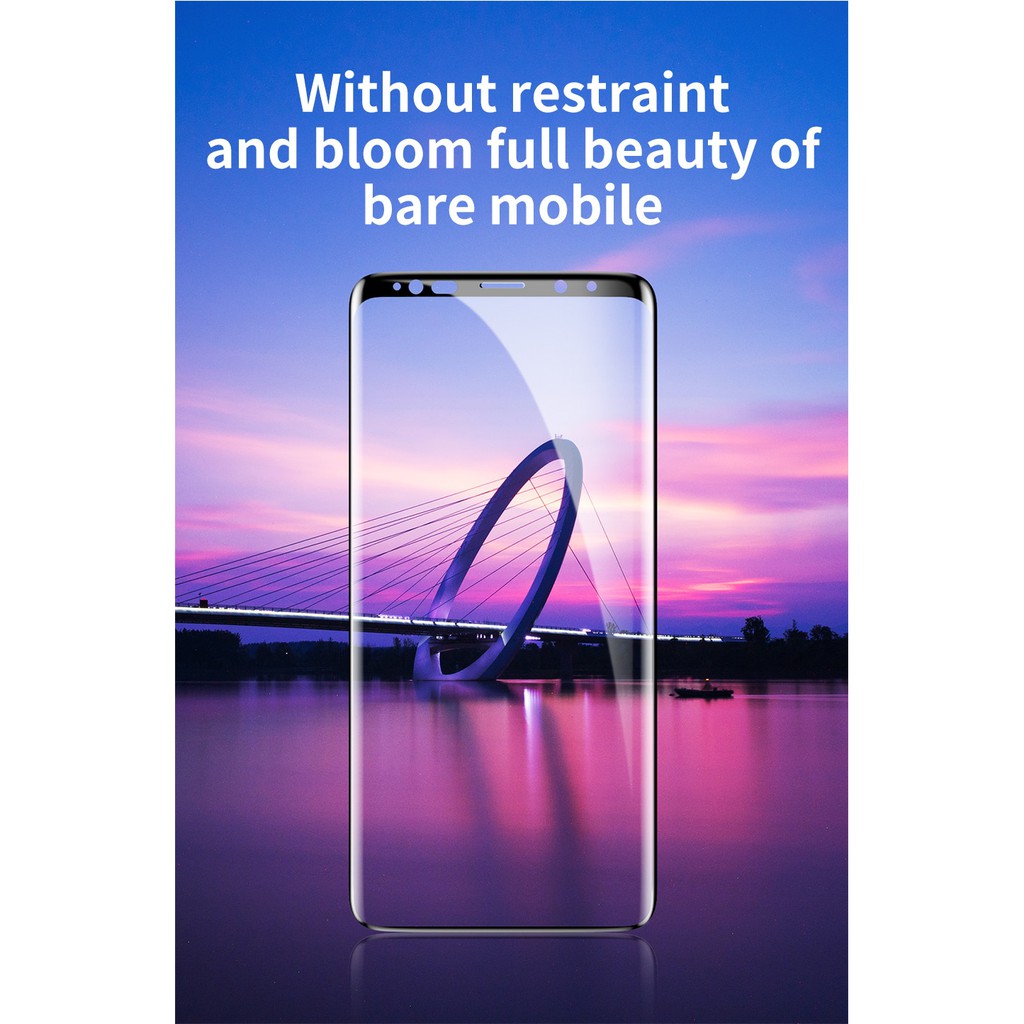 Kính cường lực 3D 0.3 mm tràn full viền Baseus cho Samsung Note 9