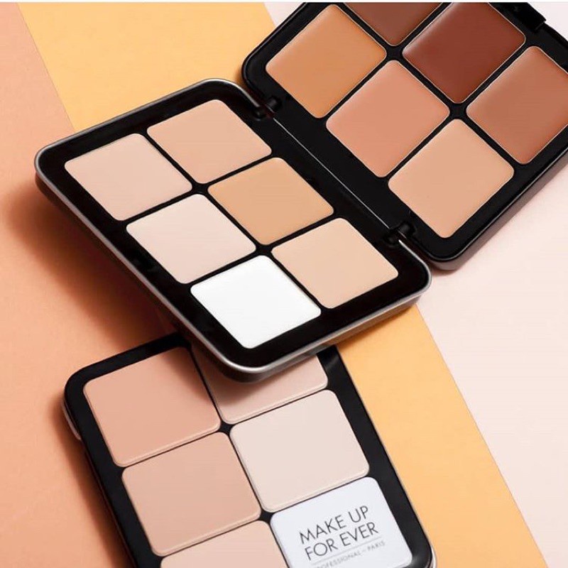 Bảng khối nền chuyên nghiệp Make Up For Ever Ultra HD Invisible Cover Cream Foundation Palette