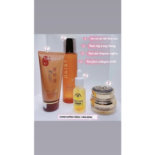 COMBO KEM FACE CÁ HỒI + TẨY TRANG + SỬA RỬA MẶT