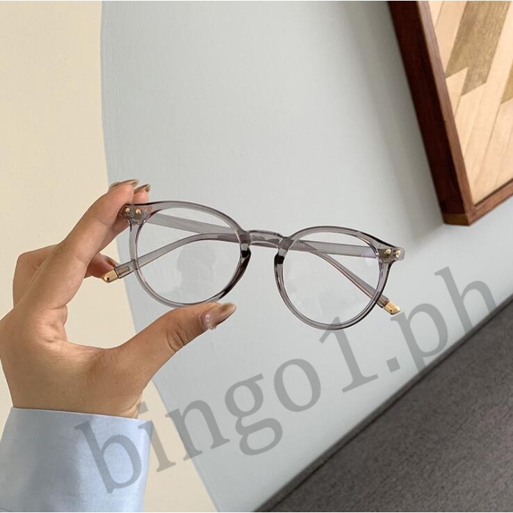 Mắt kính gọng tròn chống ánh sáng xanh thời trang cho nữ