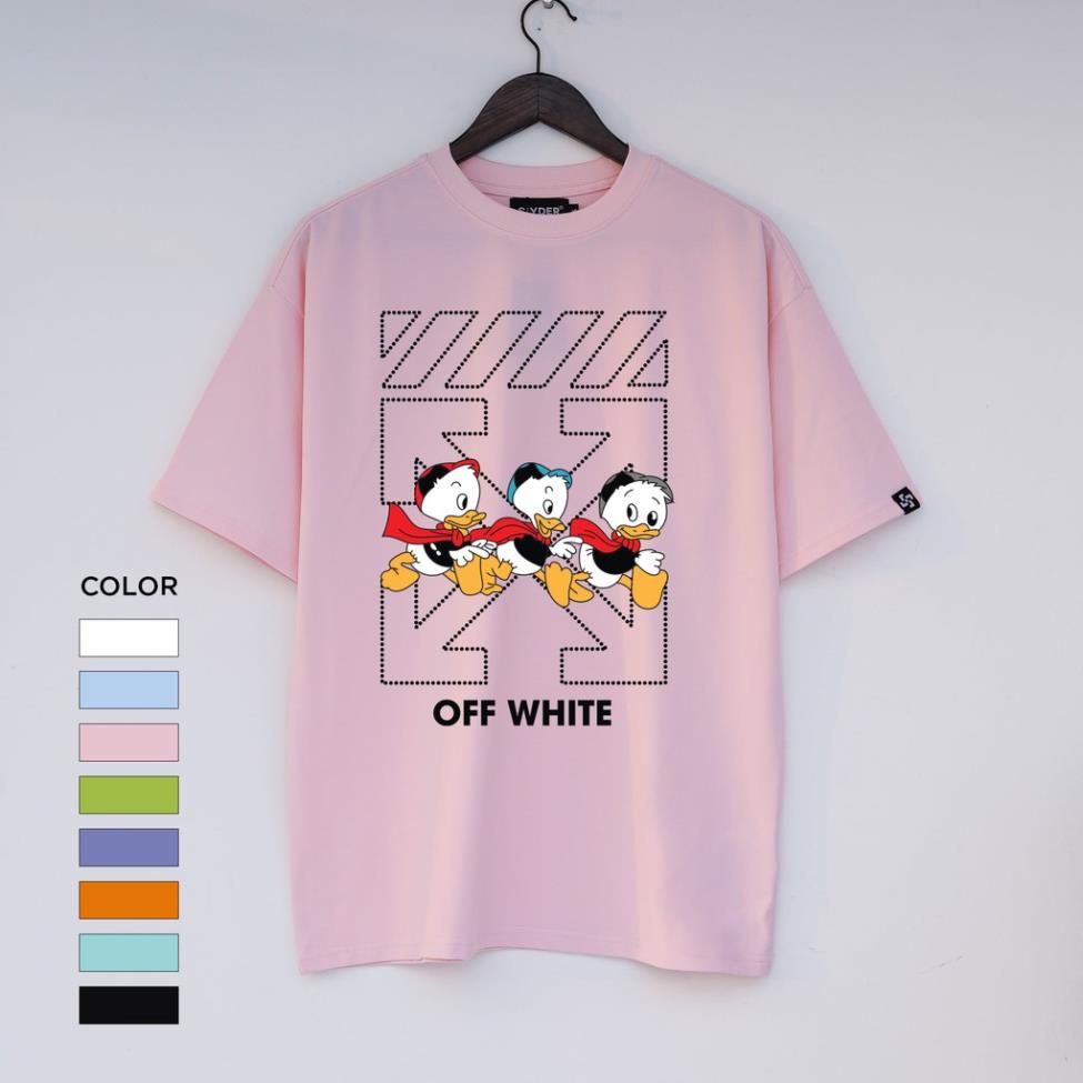 áo thun nam nữ OFF WHITE-áo thun UNISEX, cotton oversize ( V85)