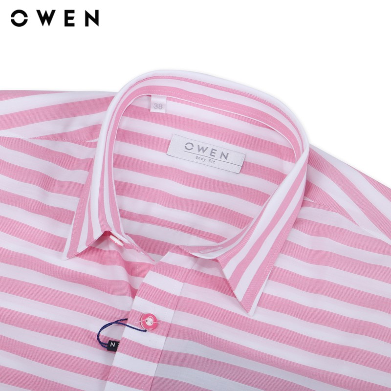 Áo sơ mi ngắn tay nam Owen Bodyfit - BA90047N