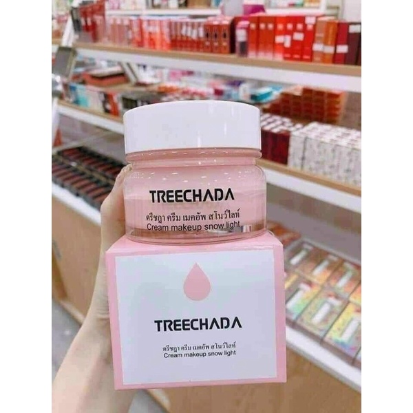 01 Hũ Kem Trang Điểm TREECHADA 50ml Thái Lan Chính Hãng 100%