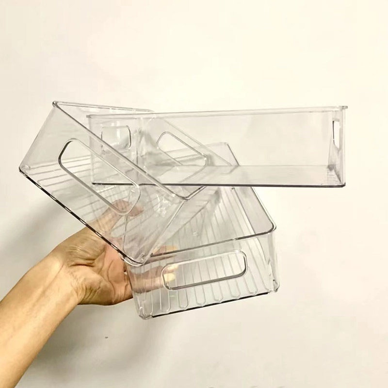 Hộp Bảo Quản Trong Suốt Hộp Lưu Trữ Mỹ Phẩm Hộp Lưu Trữ Tủ Lạnh Hộp Bảo Quản Rau Và Trái Cây Có Thể Xếp Chồng Lên Nhau