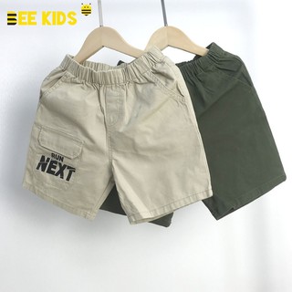 Quần Ngố Bé Trai Bee Kids Phối Túi Hộp Cho Bé Đi Chơi Đi Dạo Phố Chất Liệu Cotton Thoáng Mát (7-12 Tuổi)  8QK01581CX