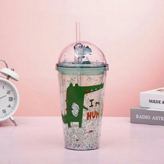 Bình Nước Hình Khủng Long 500ml Siêu Cute