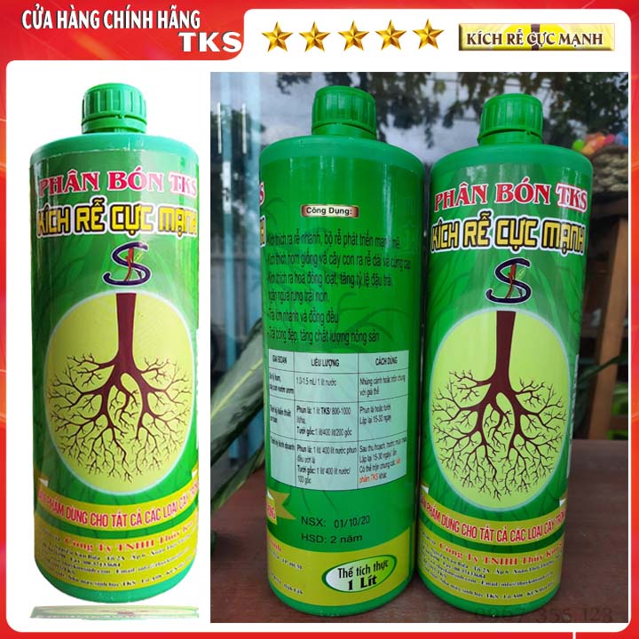 RA RỄ CỰC MẠNH -TKS : Kích Ra Rễ, Đâm Chồi, Vượt Ngọn - Chai 1 Lít