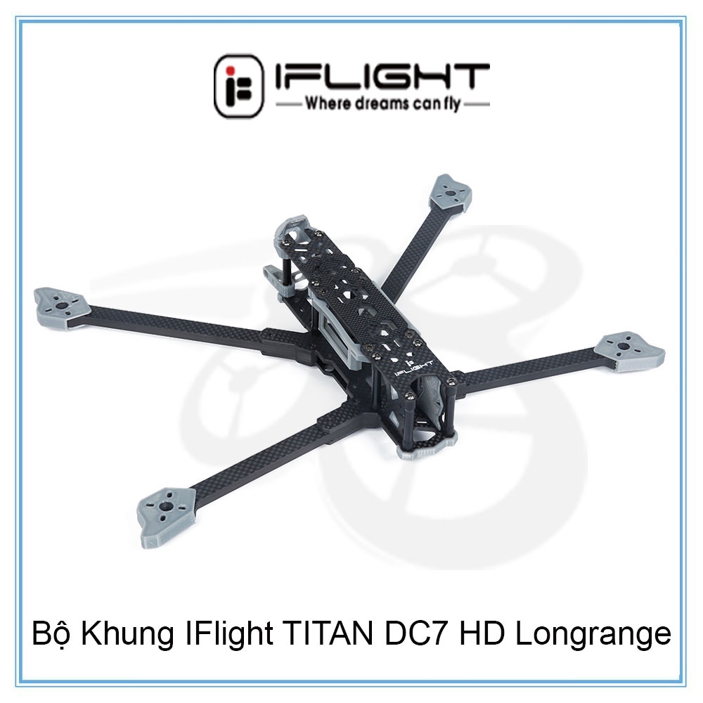 Bộ Khung IFlight TITAN DC7 HD Longrange