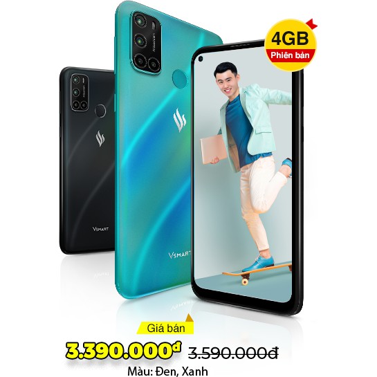 [NGUYÊN SEAL] Điện thoại Vsmart Joy 4 (6GB/64GB)  - Hàng Chính Hãng | BigBuy360 - bigbuy360.vn