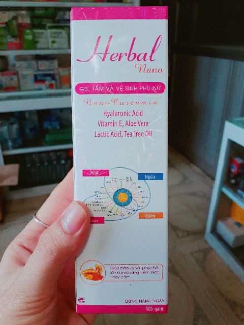 Gel tắm và vệ sinh phụ nữ HERBAL nano