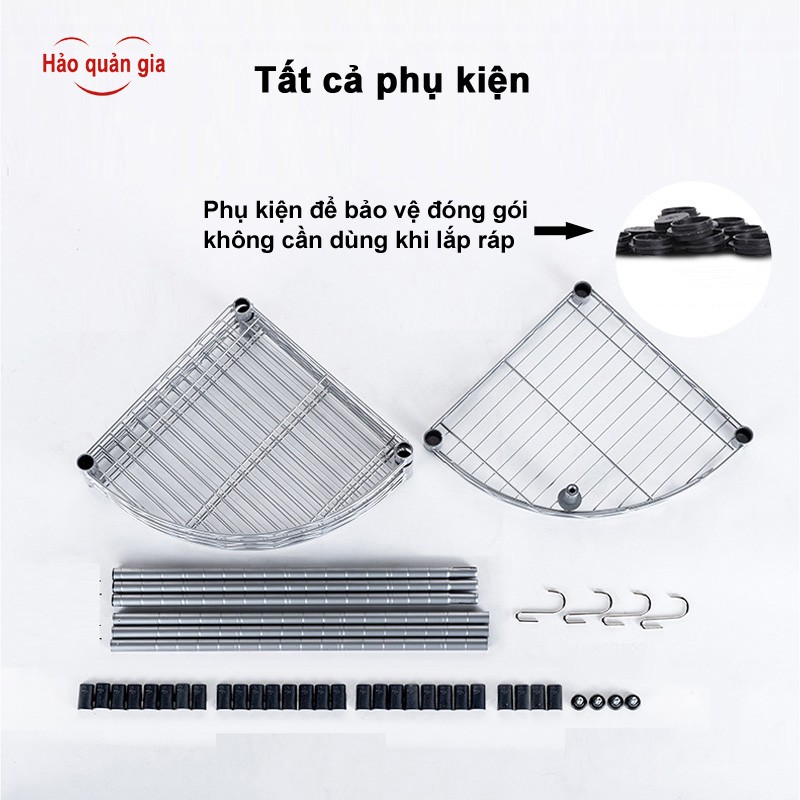 &quot;Hảo quản gia&quot; Kệ lưới chịu lực lắp ráp nhiều tầng thép Carbon Steel