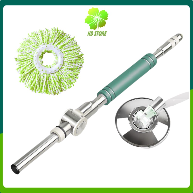 Cây lau nhà bàn xoay inox 360 độ ☀️cao cấp☀️ Vy Long Model G20