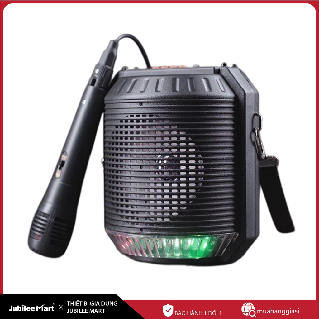 Loa karaoke kẹo kéo Mini ALP - 401 kết nối bluetooth tặng kèm mic có dây, âm thanh chất lượng, mic bắt giọng