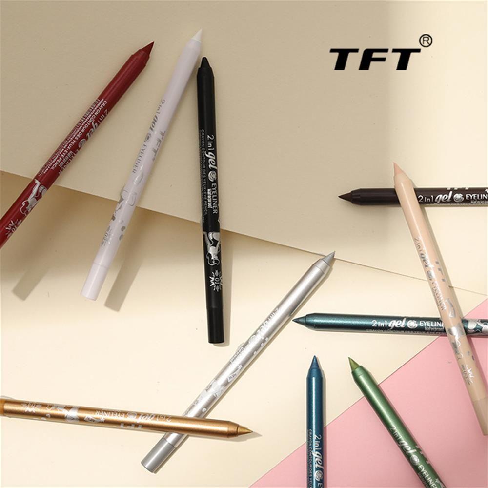 Bút Kẻ Mắt Dạng Gel 10 Màu Tùy Chọn Chống Mồ Hôi Mới Mịn Trang Điểm Mịn Màng
