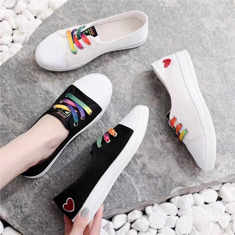 Giày Lười Nữ Kiểu Dáng Thể Thao , Slip On Bata Sneaker Hàn Quốc Cho Bạn Nữ Thích Tối Giản mẫu mới Hot trend 2021 | BigBuy360 - bigbuy360.vn