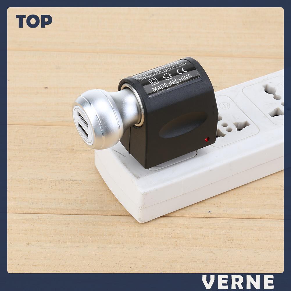Bộ Chuyển Đổi Tẩu Sạc 220v Ac Sang 12v Dc Cho Xe Hơi