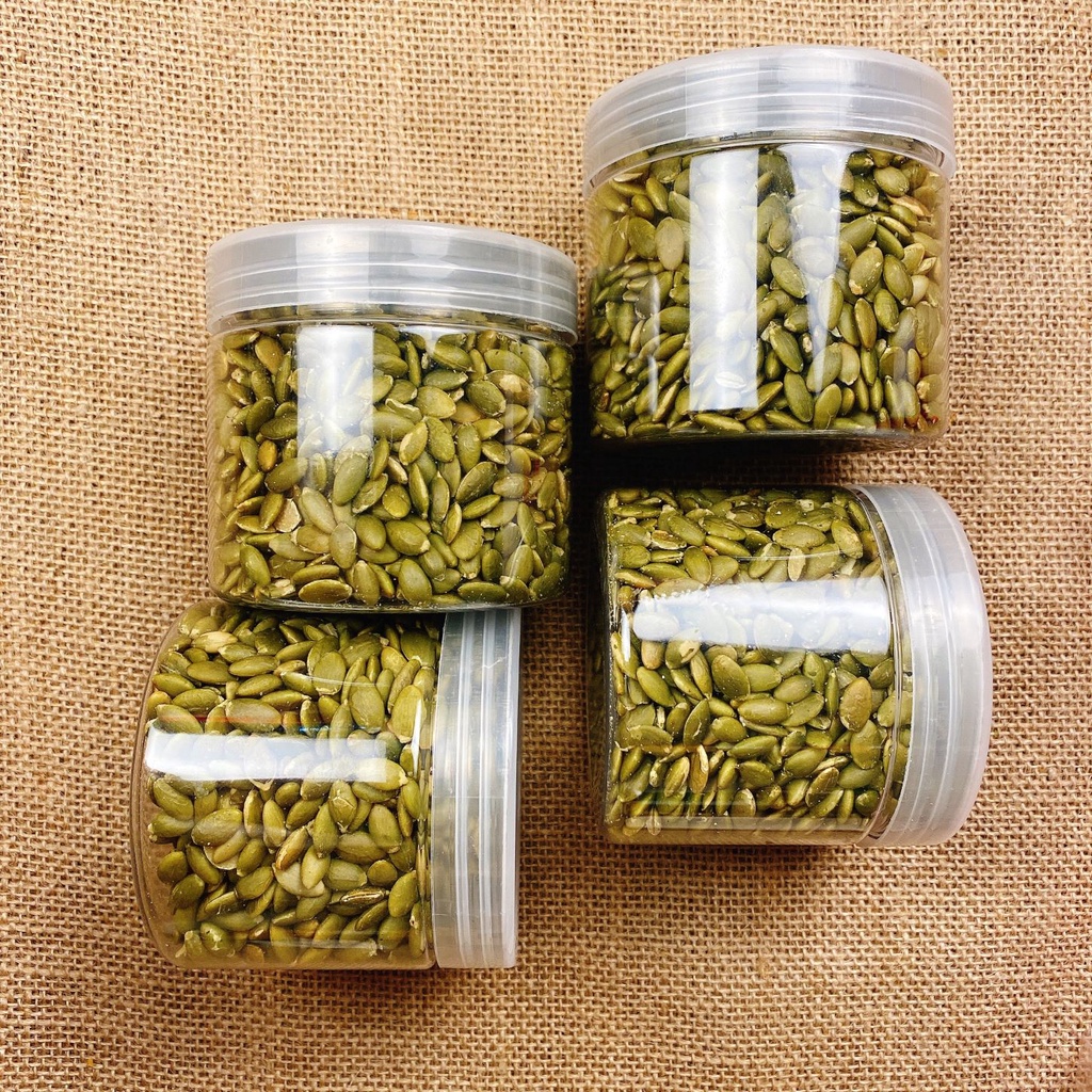 HẠT BÍ XANH TÁCH VỎ dinh dưỡng tiện lợi hũ 500gr