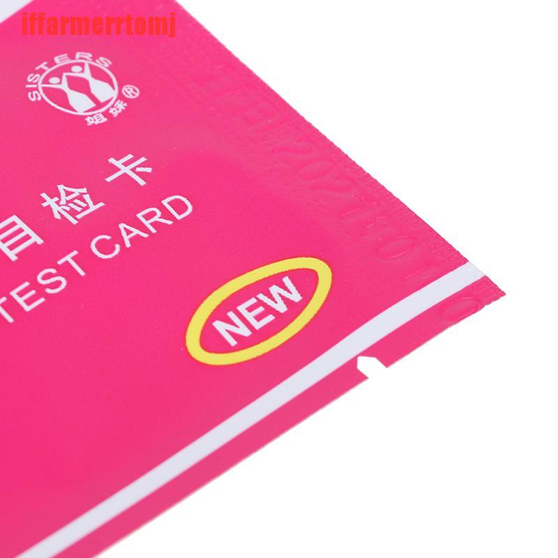 {iffarmerrtomj}5pcs Female Self-test Card Vagina Gynecological Inflammation Feminine Hygiene OLZ