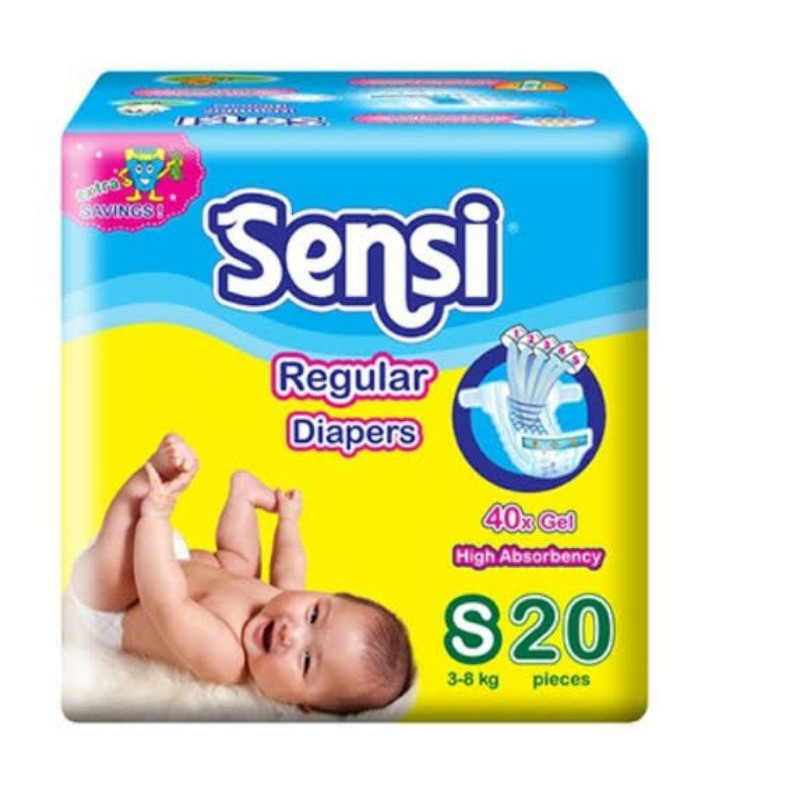 Tã Giấy Dán Siêu Dính Sensi S20, M20, L20, Xl16