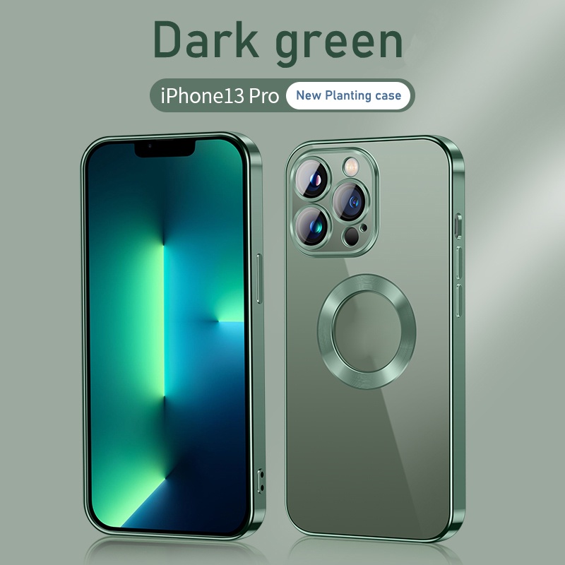Ốp Điện Thoại Silicon Dẻo Tráng Gương Sang Trọng Kèm Giá Đỡ Nhẫn Cho IPhone 13 12 11 Pro Max XS Max X 8 7 Plus