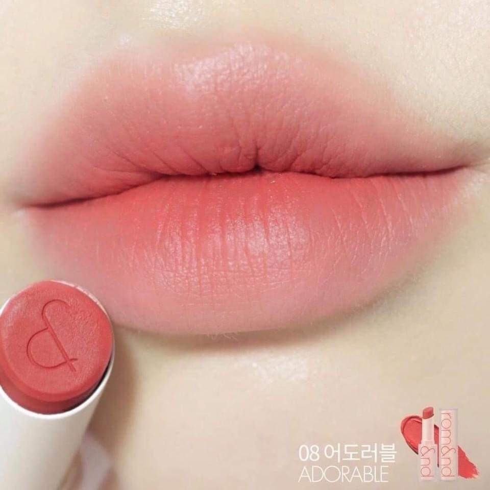 Son Lì Romand Zero Gram Matte Lipstick 3g màu 08 Adorable