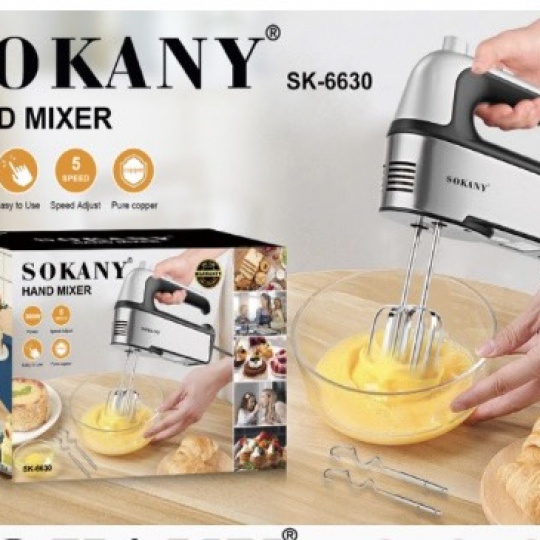 [FREESHIP] MÁY ĐÁNH TRỨNG SOKANY SK-6630 CÔNG SUẤT 300W