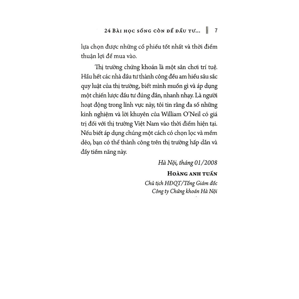 Sách - 24 Bài Học Sống Còn Để Đầu Tư Thành Công Trên Thị Trường Chứng Khoán [AlphaBooks]