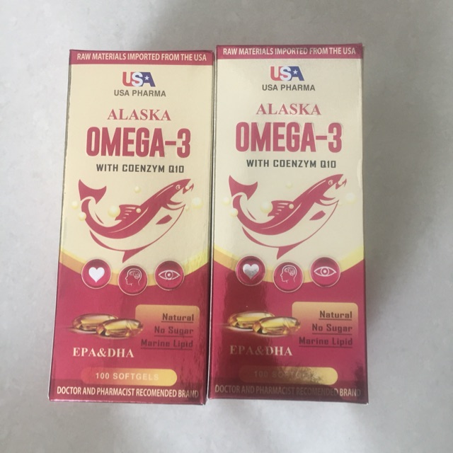 OMEGA 3 SLASKA bổ não,bổ mắt, tốt cho tim mạch