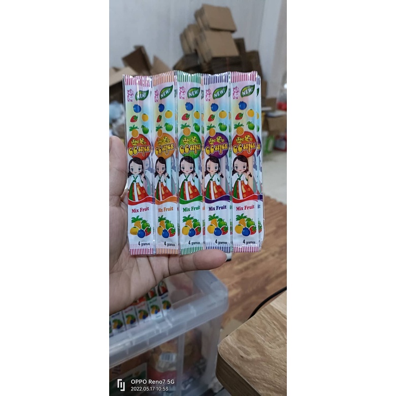 Combo 60 gói Tăm lạnh cô gái hương vị trái cây thơm ngon
