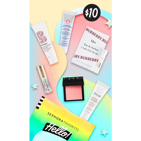 Set Làm Đẹp Mini Sephora Favorites Hello 6 món