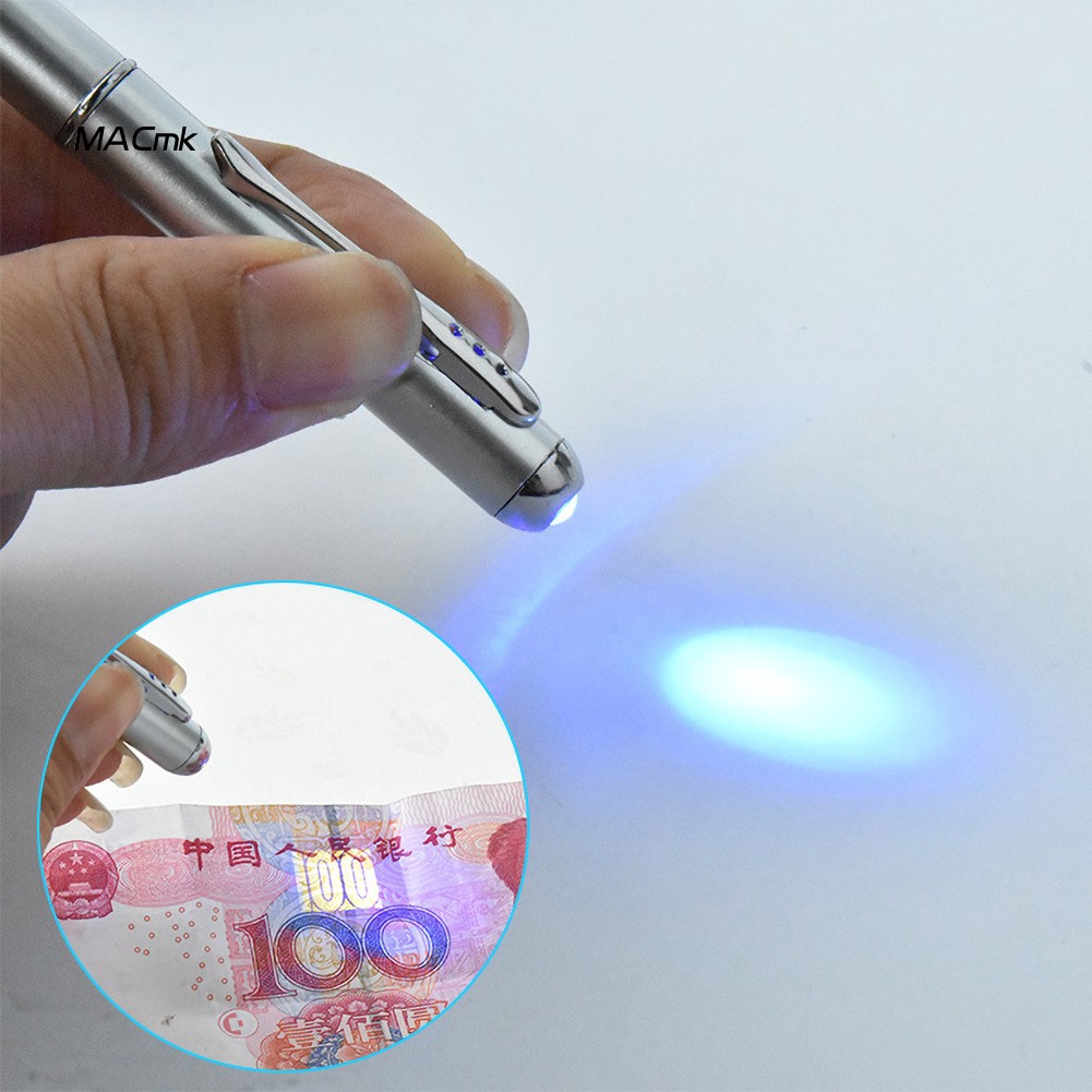 Bút Bi Tích Hợp Đèn Led Uv Độc Đáo
