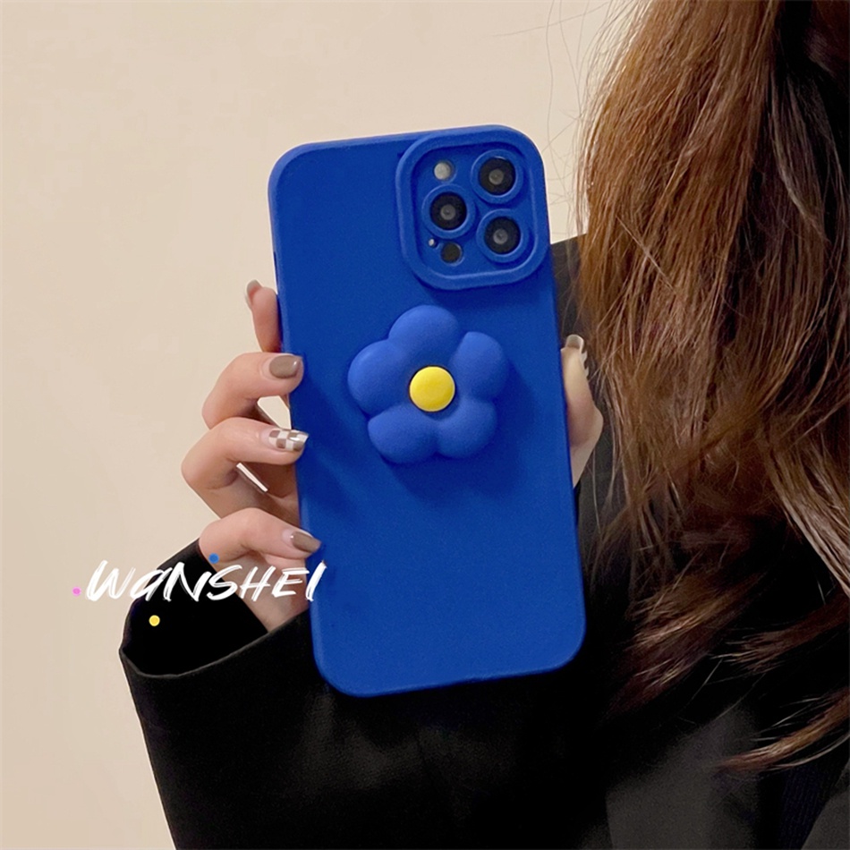 Ốp Điện Thoại Dẻo Họa Tiết Hoa Kèm Vòng Đeo Tay Cho iPhone 7 8 Plus 11 12 13 Pro MAX X XR XS MAX SE 2020 2022