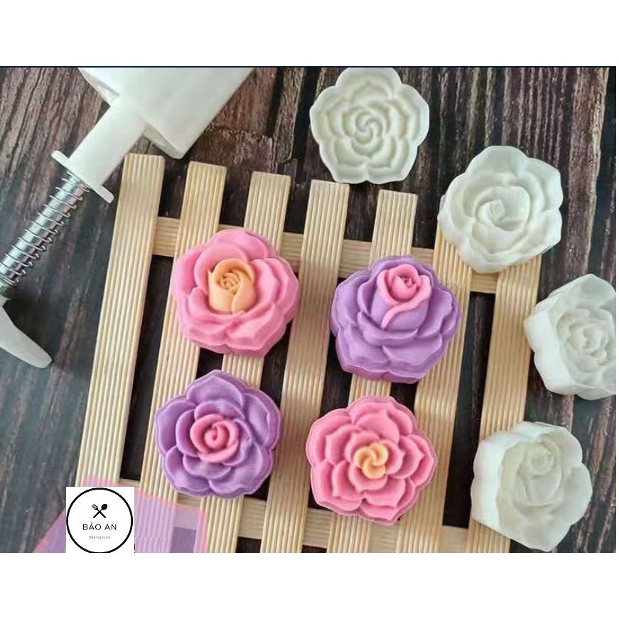 Khuôn trung lò xo 50gram 4 - 6 mặt hoa