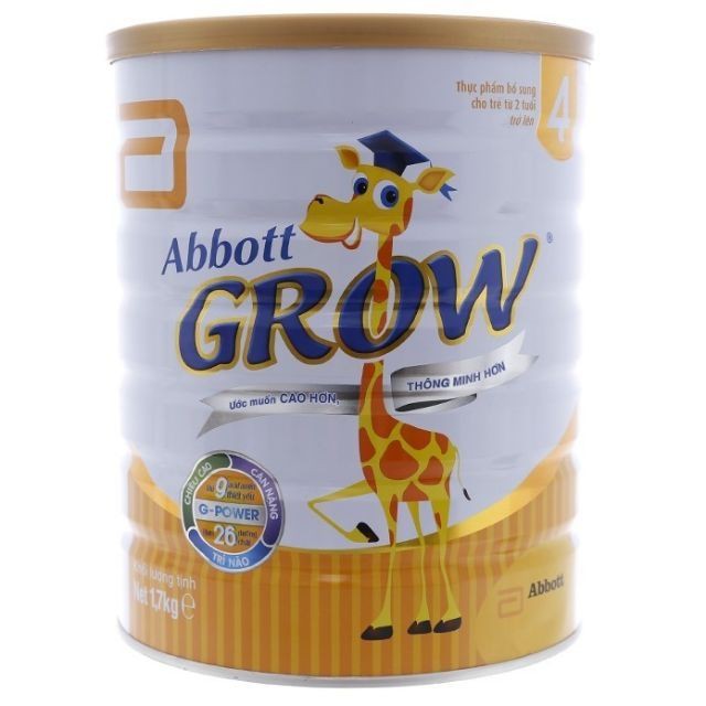 Sữa Abbott Grow 3+ và 4 1.7kg date 2023