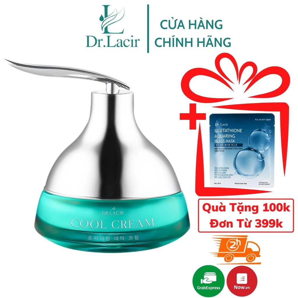 [Mã BMINC50 giảm 10% đơn 99K] Kem chống nắng Dr. Lacir Cool Cream kiềm dầu dưỡng da khô da hỗn hợp dung tích 35gr LM14