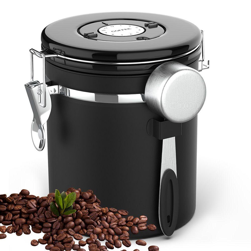Hộp Đựng Cà Phê Bột Trà Cà Phê 18 / 26OZ Kín Khí Kèm Muỗng Đo Lường