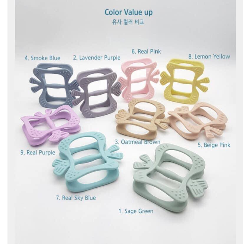 Gặm nướu silicon NABI MONSTER 6M-18M kèm hộp đựng