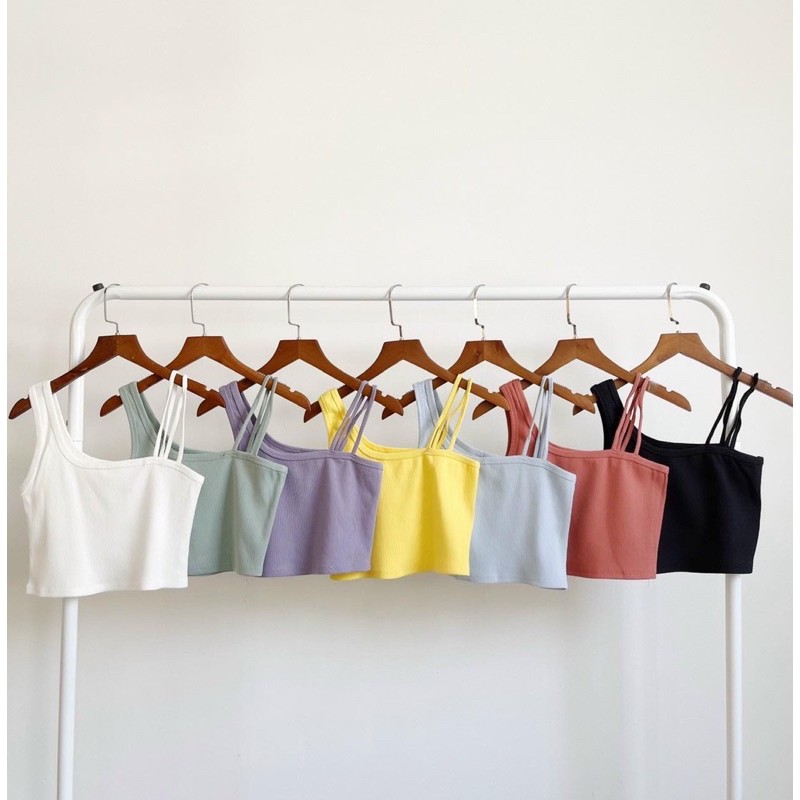 Áo croptop hai dây kiểu cực cá tính