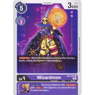 Thẻ bài Digimon - TCG - Wizardmon / EX1-057'