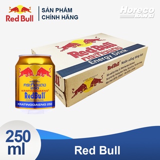 Nước Tăng Lực Redbull (Bò Húc/Bò Cụng) Việt Nam thùng 24 lon x 250ml