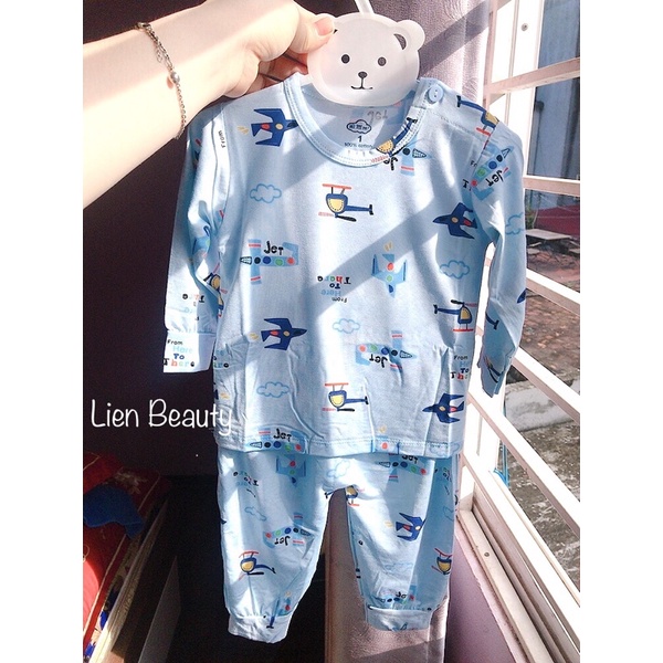 Bộ Dài Tay Leeleekids Chất Siêu Mát Cho Bé