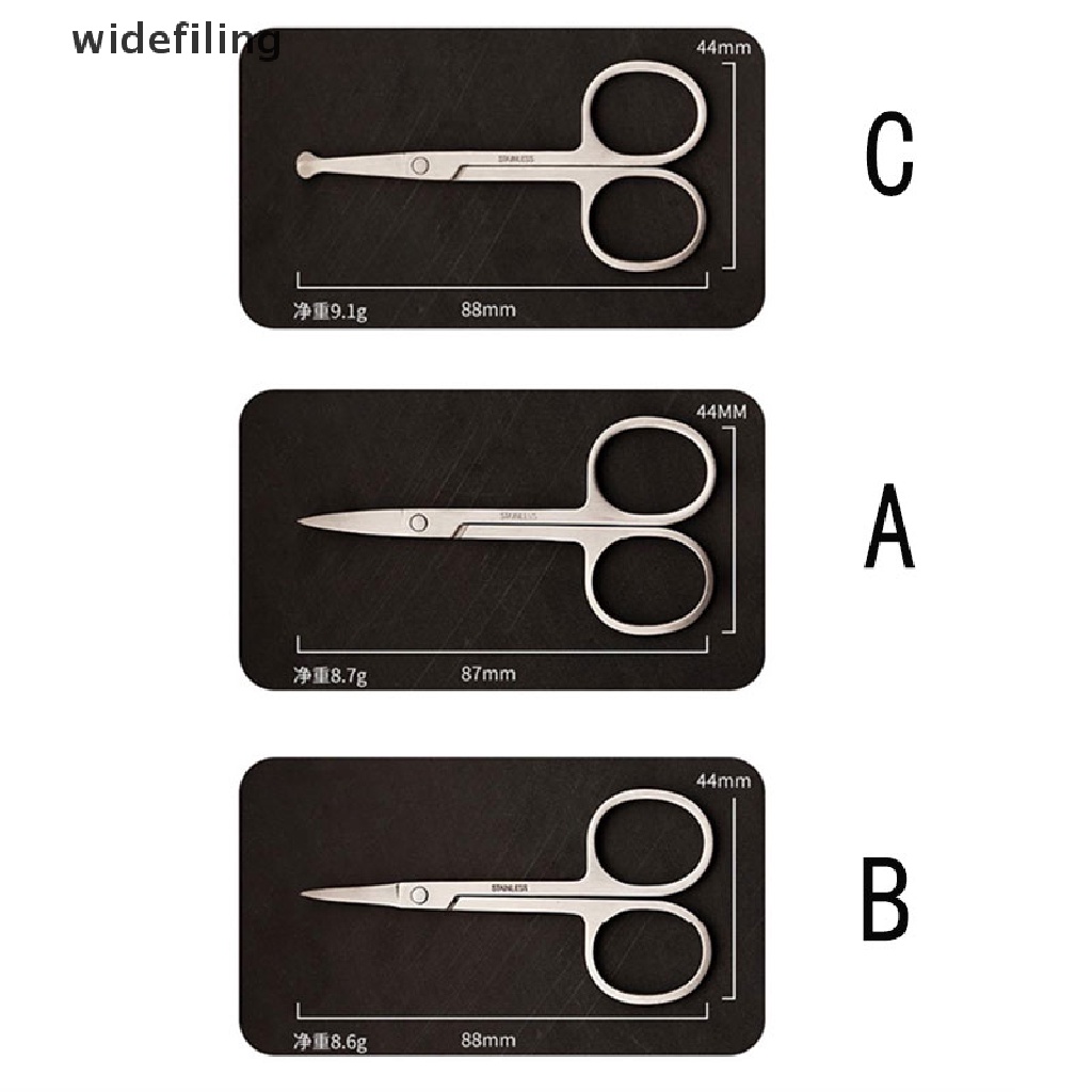 Kéo Cắt Tỉa Lông Mũi / Tai / Râu Đầu Tròn An Toàn