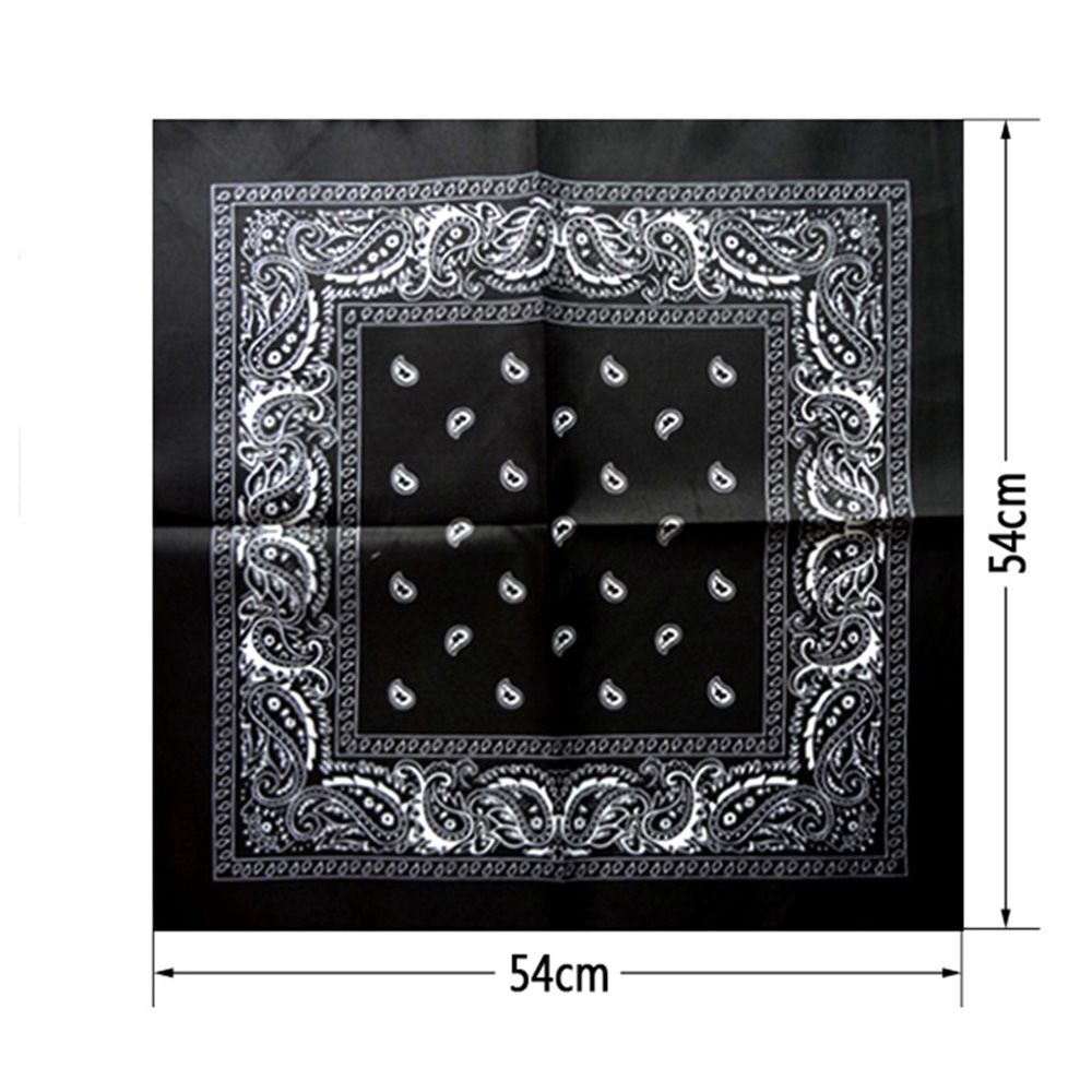 Khăn vuông in hoa bằng vải cotton