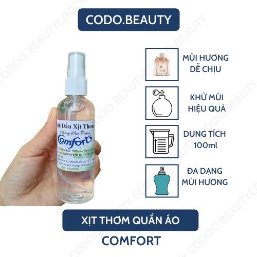 Tinh Dầu Xịt Thơm Quần Áo Comfort 100ml