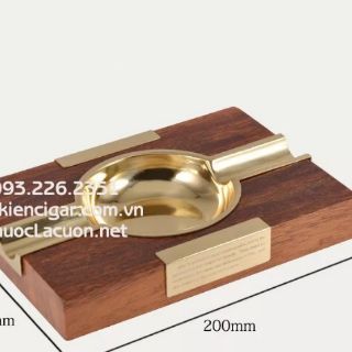 Gạt tàn Cigars HB-0318 mạ vàng