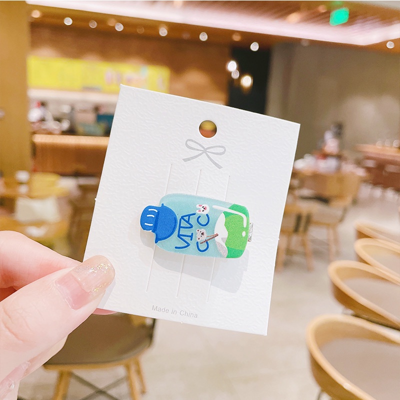 Kẹp tóc hình nước ngọt đáng yêu thời trang Hàn Quốc cho nữ