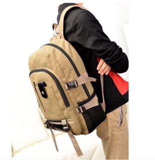[FREESHIP❤️] Balo nam nữ du lịch vải bố 7100