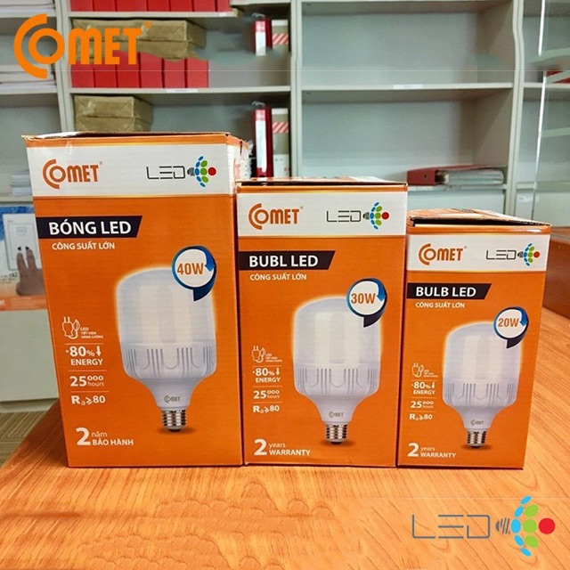 Bóng COMET LED BULB CB13H - (20D/30D/40D) (20W / 30W / 40W)